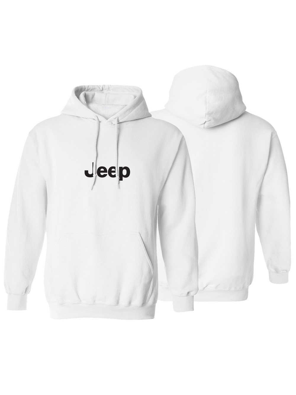Men’s Jeep Pullover Hoodie White